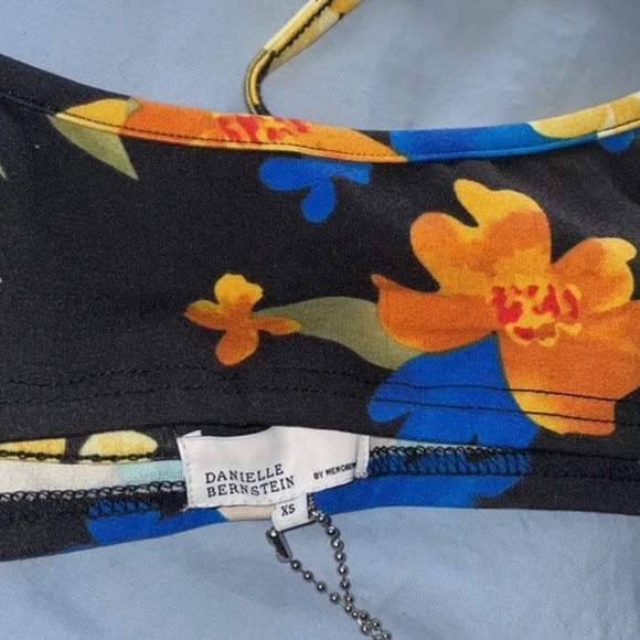 WeWoreWhat Danielle Bernstein - PULL ON TROPICANA BRA TOP - Picture 3 of 5